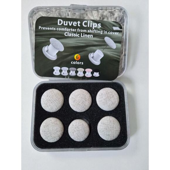 Duvet Clips to Hold Comforter Inside, Non-Slip Bedding Clips, Strong Duvet Cover - Picture 2 of 2